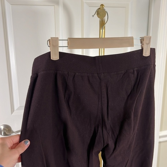 Eileen Fisher Slim Ankle Pants-brown - Picture 7 of 8